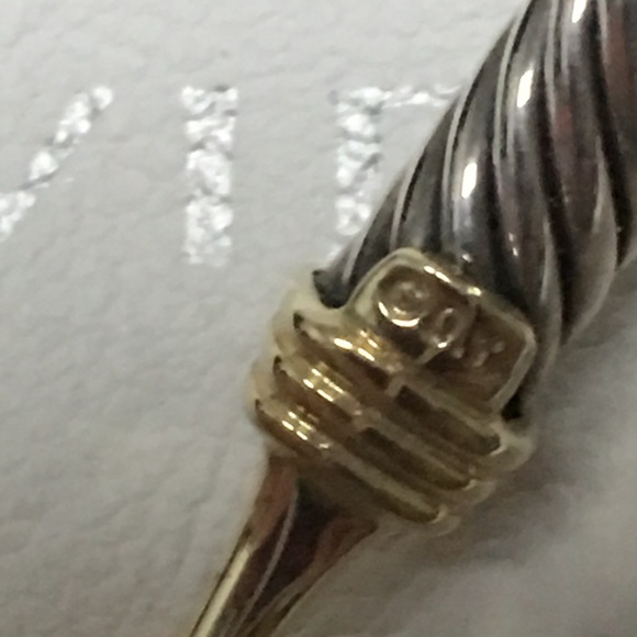 Authentic Vintage David Yurman 14k Buckle Bracelet - Picture 3 of 4